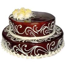 2 Tier Chocolate Cake - 2.5kg